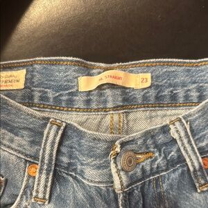 Levi's Women's Blue Straight XL Leg Jeans Frankie’s  dream size 23